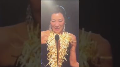 Michelle Yeoh gets her rooster