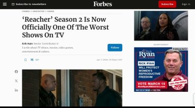 Amazon's Reacher Season 2 AI Script $ucks