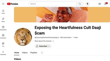 My Channel under attack & Journey Series Heartfulness Daaji Cult Update