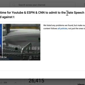 Thank you YouTube for trying to keep us all Safe