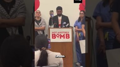 Rep. Tlaib Gets Emotional During Uncommitted Movement's DNC Response #politics