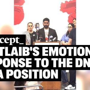 Rep. Tlaib's Emotional Response To the DNC's Gaza Position