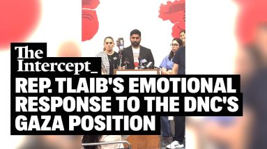 Rep. Tlaib's Emotional Response To the DNC's Gaza Position