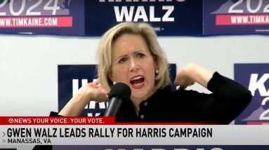 Trump & Hilary & Biden want to end 1st Amendment + OMG Hilarious Gwen Walz Extravaganda