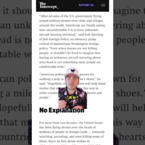 America Gets a Taste of Its Own Medicine: Drone Terror