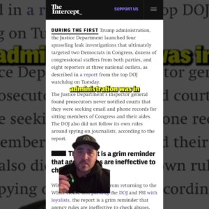 This Is How Trump’s Department of Justice Spied on Journalists