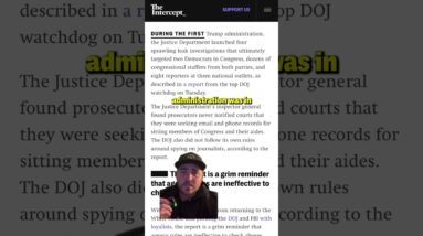 This Is How Trump’s Department of Justice Spied on Journalists