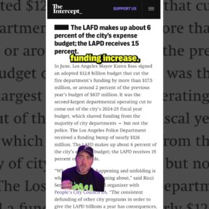LA Gave More $$$ to Cops While Cutting Fire Budgets