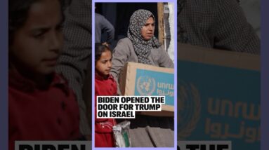 Biden Opened the Door For Trump On Israel #politics #trump