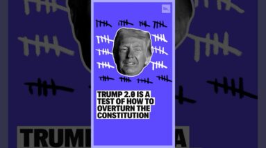 Trump 2.0 Is a Test Of How To Overturn the Constitution  #politics #trump