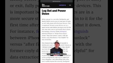 Crossing the U.S. Border? Here’s How to Protect Yourself  #politics #trump