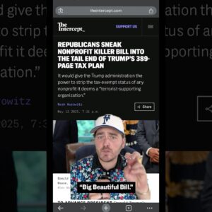 This Non-Profit Killer Bill Targets Pro-Palestine Groups #trump #politics