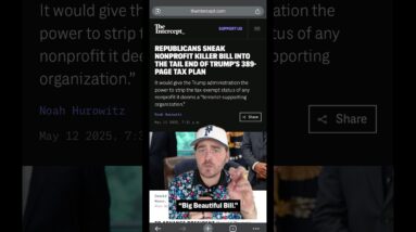 This Non-Profit Killer Bill Targets Pro-Palestine Groups #trump #politics