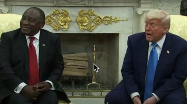 OMG WTF Trump Hilariously Gross Meeting with South African President