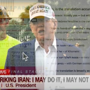 Bebe tells Israeli's Trumps his B1tch as Bunker Buster Looms