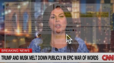 Deep State Trump's Fued with Elon & Deal with Weird Palantir CEO to Spy on You