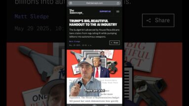 Trump’s "Big, Beautiful Bill" is a Big, Ugly Handout to the AI Industry #politics #trump #ai