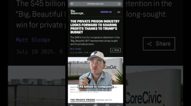 Trump's Budget Is a Huge Giveaway For the Private Prison Industry  #politics #trump