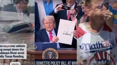 Trump signs U into Slavery on the 4th of July as DF's cheer + Dude shoves 70 HD's into ghoulhole