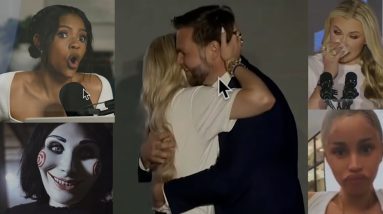 Black Leathered up Erika J Kirk dabs eyes & Gropes JD Vance + Cardi B Don JR & more