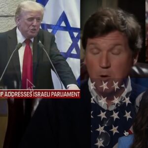 Tucker Carlson Shamelessly Defends Donnie 'shekels' Trump over Epstein Bestie Reality
