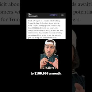 The Intercept Is Suing Trump & Truth Social