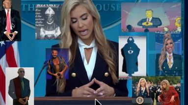 Katie Zacharia drops Illuminati Water sigh Hand Signal After Completely $ucking at her Job